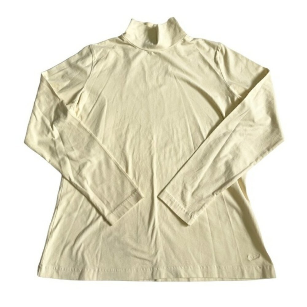 Woolrich Beige Turtleneck Long Sleeves Top US L